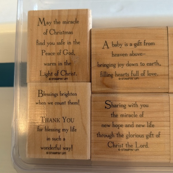 Stampin’ Up! God’s Blessings Stamp Set of 8 Stamps - Picture 2 of 7